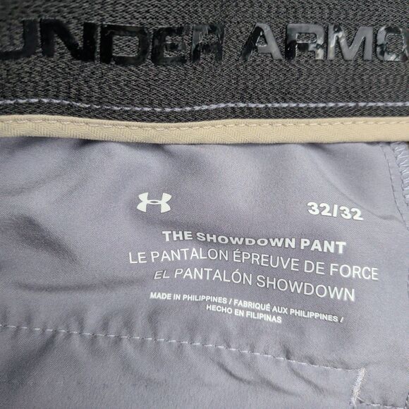 Under Armour Pants Mens 31x32 Khaki Golf Performance Stretch Chino Showdown - Picture 2 of 12